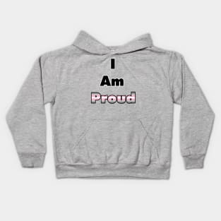 I am proud (demigirl) Kids Hoodie